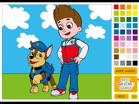 How to draw Chase from PAW Patrol? Как