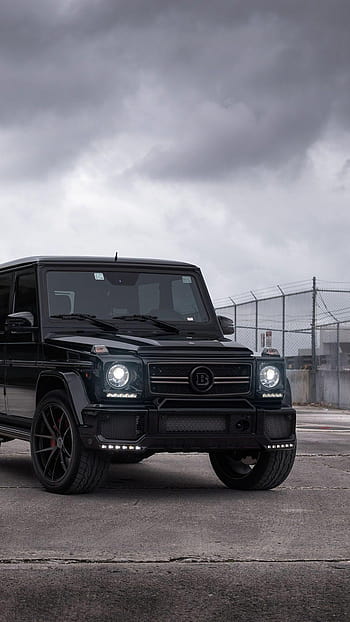 mercedes, black, brabus