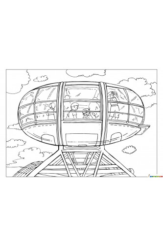 Раскраски Колесо обозрения
