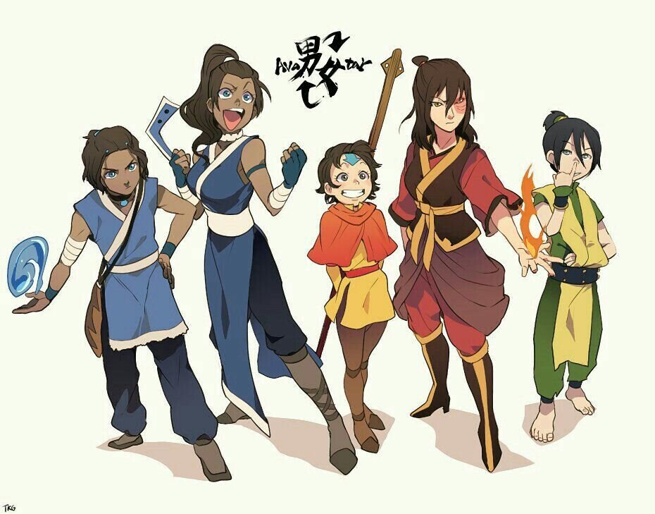 Aang Water Tribe Аниме