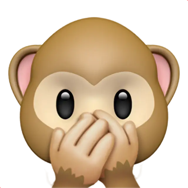 Speak No Evil Monkey Emoji Animated: стоковое видео 