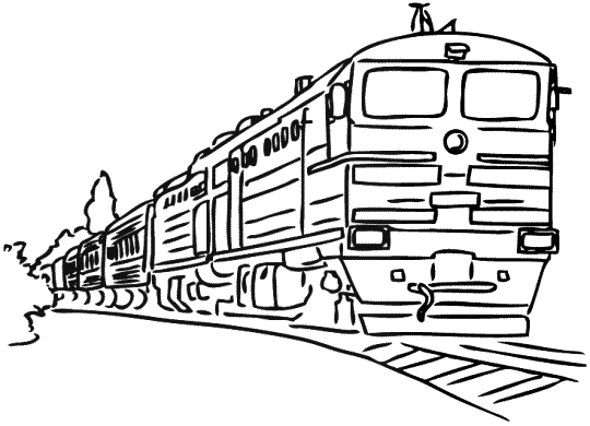 Рисуем Поезд с вагонами / Урок Рисования / Draw Train