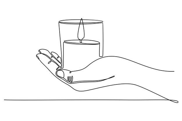 Candle Drawing Icon, Классическая Классическая икона, свеча