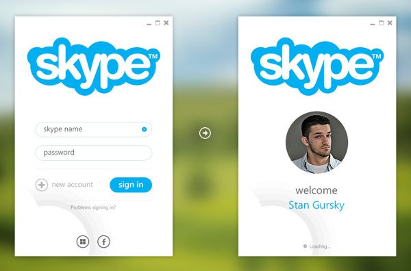 Звонок в skype