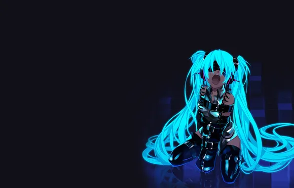 Обои hatsune miku, vocaloid, вокалоид, девушка, хатсуне мику