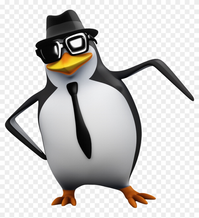 Penguin pointing at shipping label Animated Gif Maker