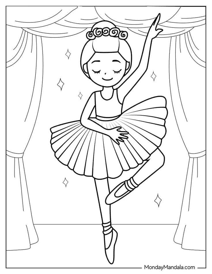 A ballerina in a white tutu posing for