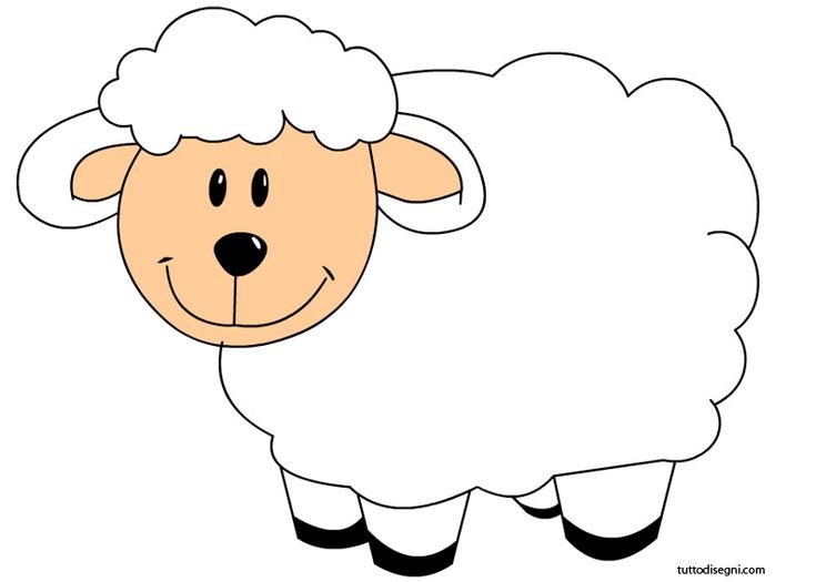 Sheep Template – Large