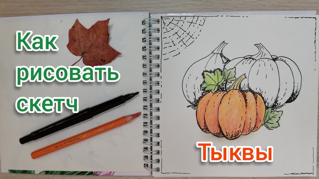 Как Нарисовать Тыкву | TikTok