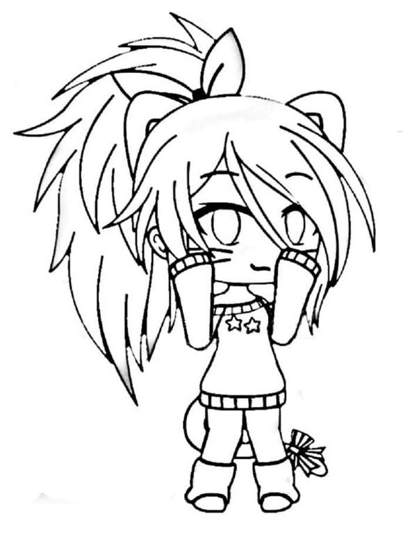 Coloriage Gacha Life 5