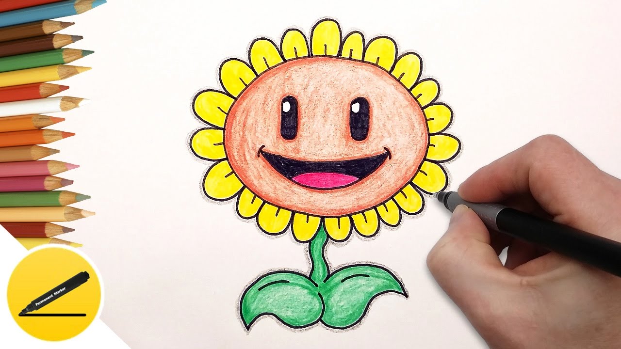 Winter Melon plants vs zombies 2 How to draw a easy? Растения