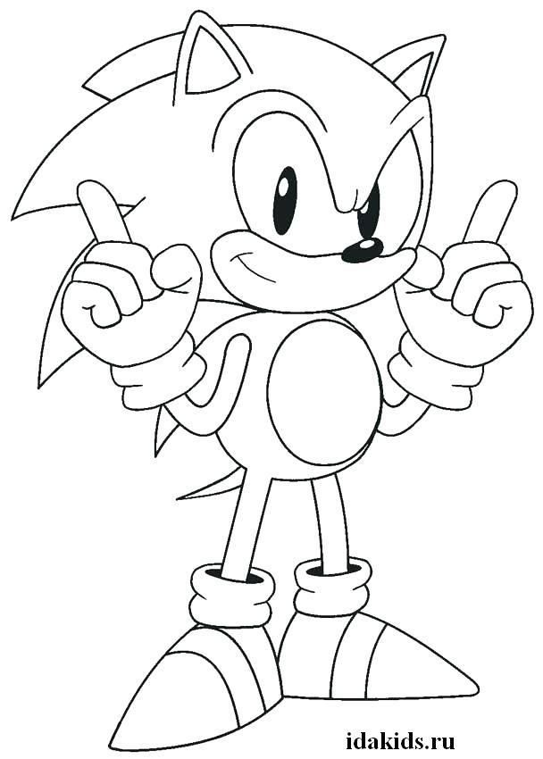 Line art Shadow the Hedgehog