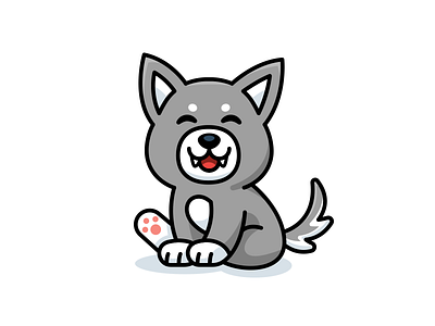 Emoji Text Messaging SMS Gray Wolf