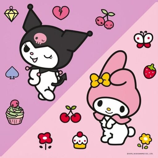 Kuromi, my melody, HD phone wallpaper | Peakpx