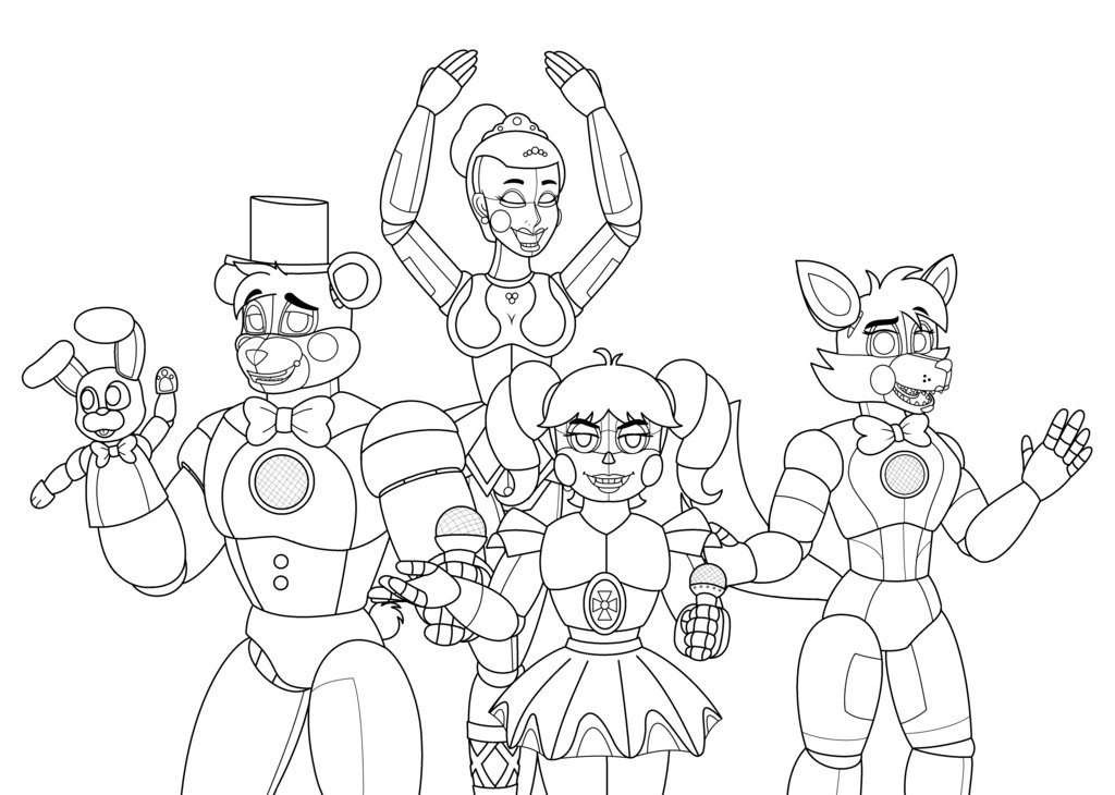 Fnaf coloring