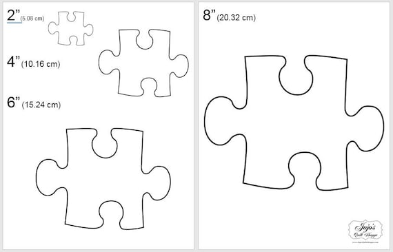 Blank Puzzle Pieces