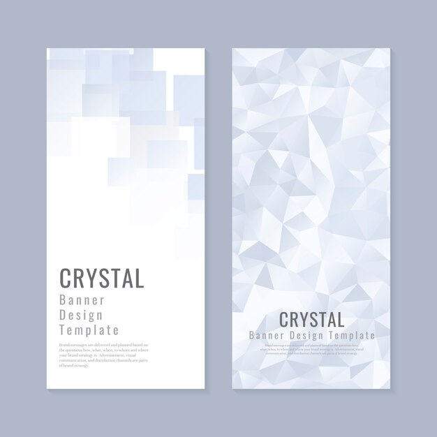 Blue Crystal Free Presentation Template