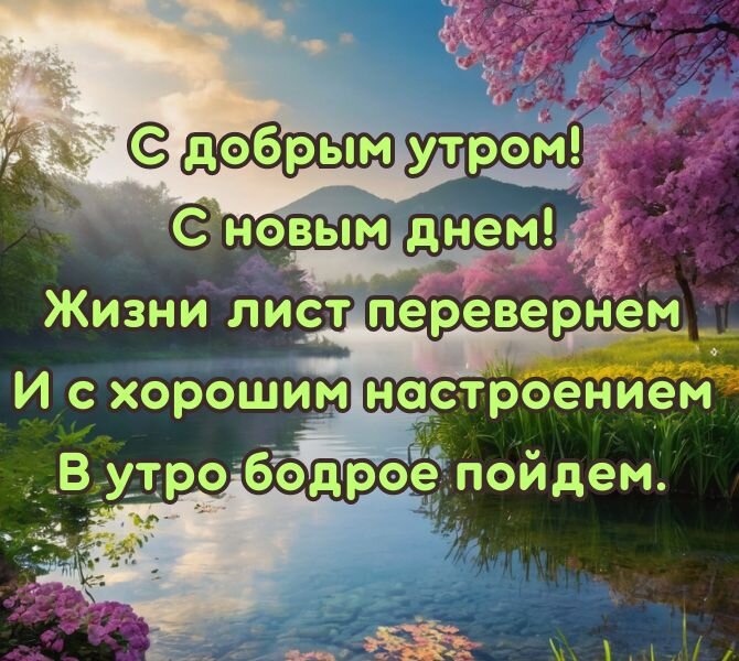 Картинки с добрым утром природа с