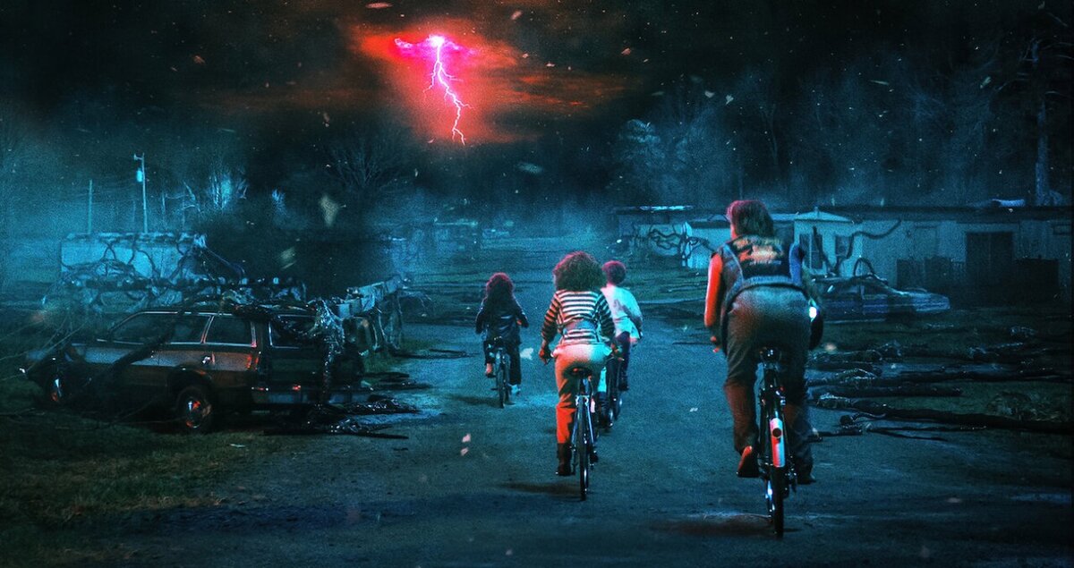 Обложка для паспорта матовая кожа Stranger things Очень