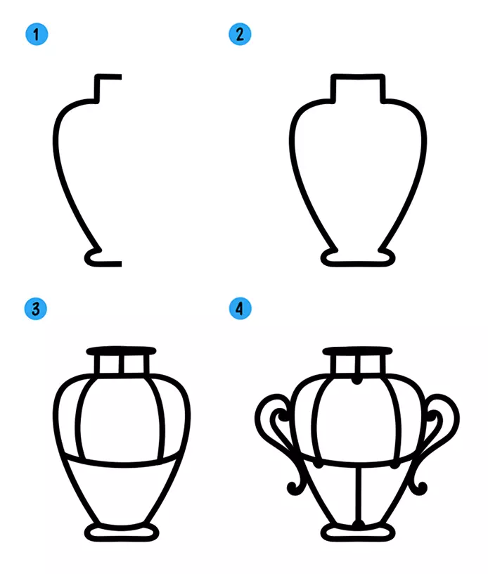 Как нарисовать вазу