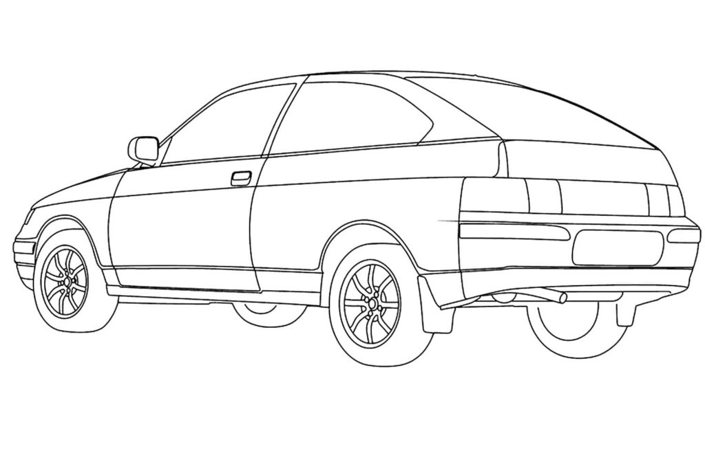 Раскраска Полицейская машина Gelandewagen: распечатать