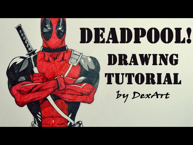 Deadpool Speed Drawing! / Рисуем Deadpool / DA