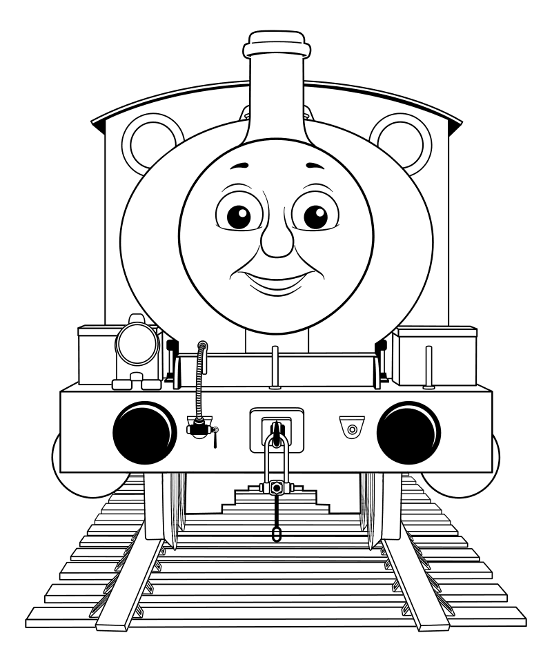 Раскраски том, Раскраска Паровозик Томас и Друзья для мальчиков.