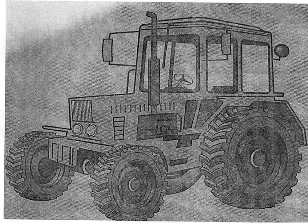 How to draw a Tractor with a trailer