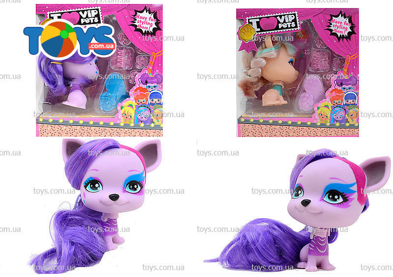 Фигурка VIP Pets GLAM GEMS Модные щенки