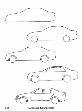 Раскраска Автомобиль БМВ