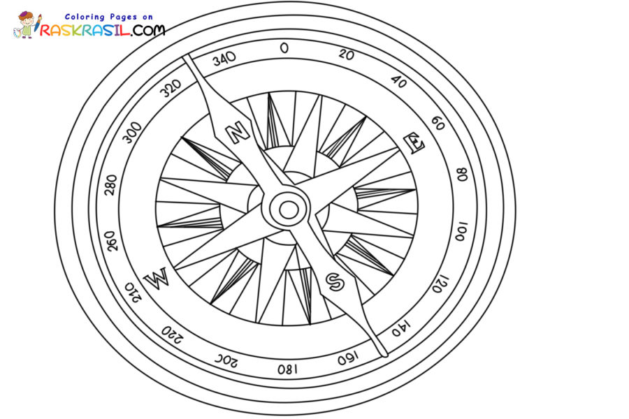 How to draw a compass