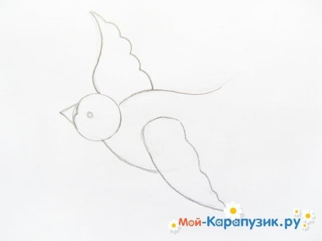 Как нарисовать ласточку | ❤Lessdraw❤